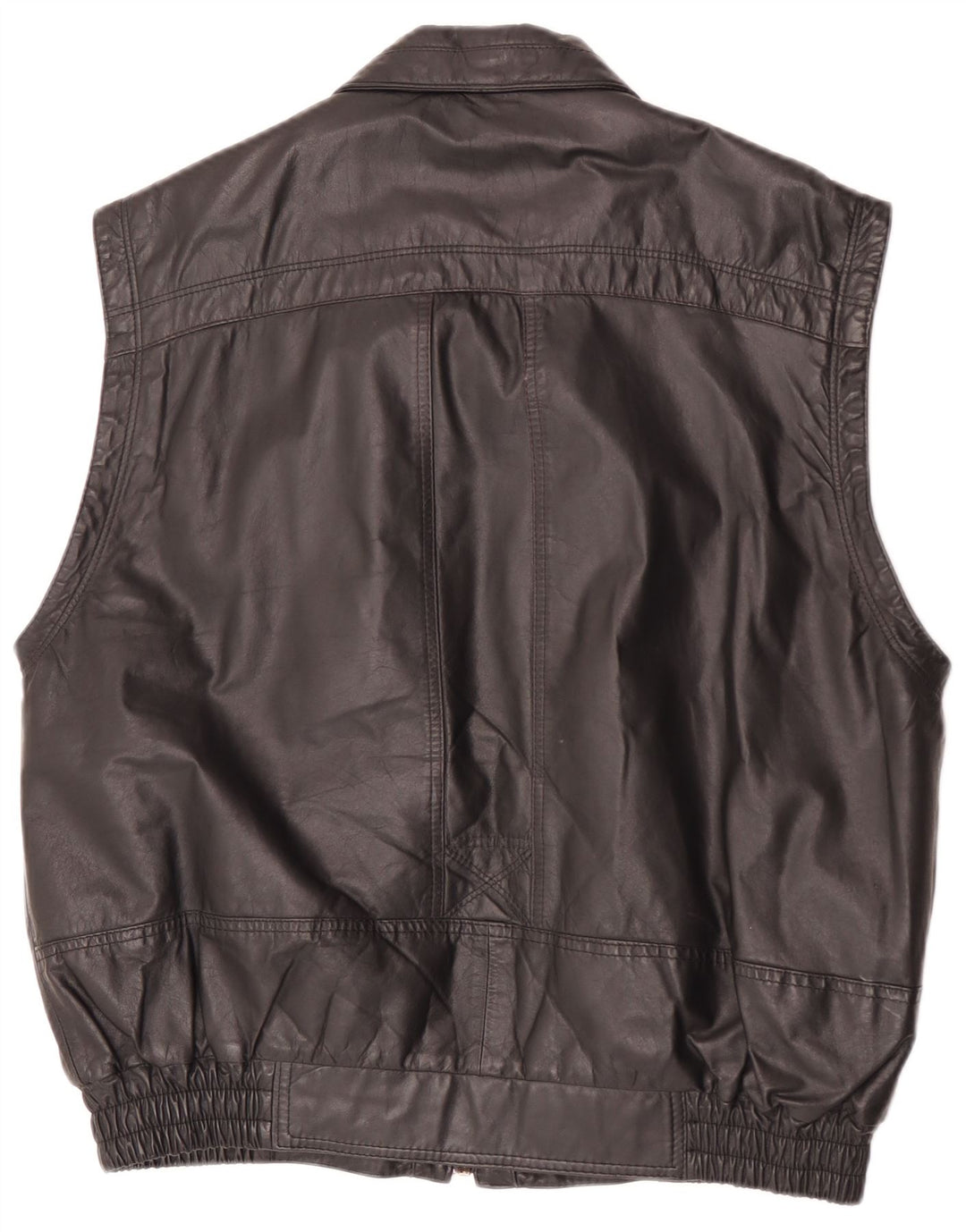 Gilet din piele pentru bărbați Rover & Lake IT 50 Large Black