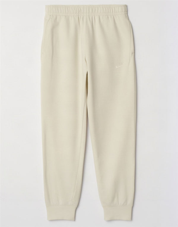 Pantaloni de trening Nike pentru femei Joggeri UK 10 Bumbac alb mic