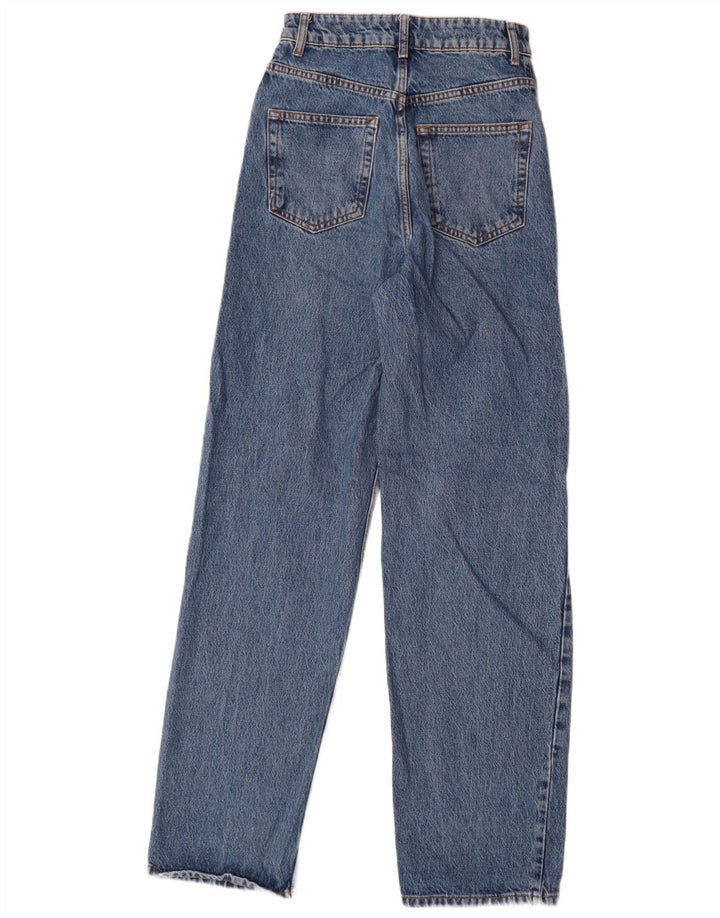 Blugi drepti pentru femei Topshop L26 L30 Bumbac albastru