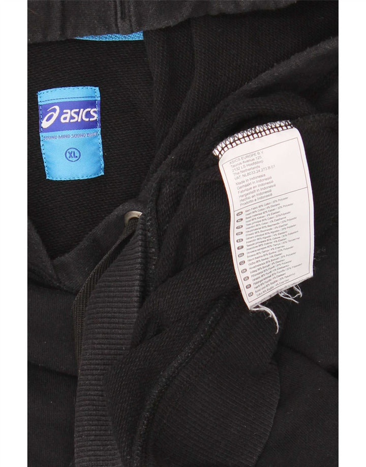 Pulover Asics pentru bărbați, XL, bumbac negru