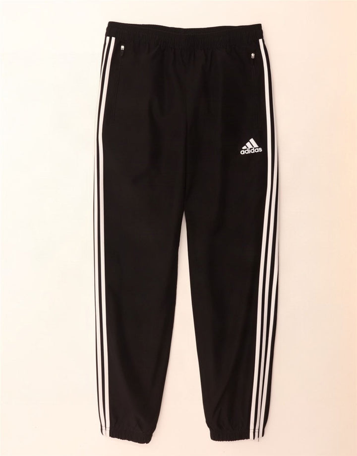 Pantaloni de trening pentru bărbați Adidas Pantaloni de jogging, mari, negru, poliester
