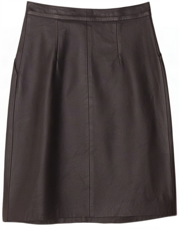 Fusta din piele pentru femei Maxime IT 42 Medium W26 Negru