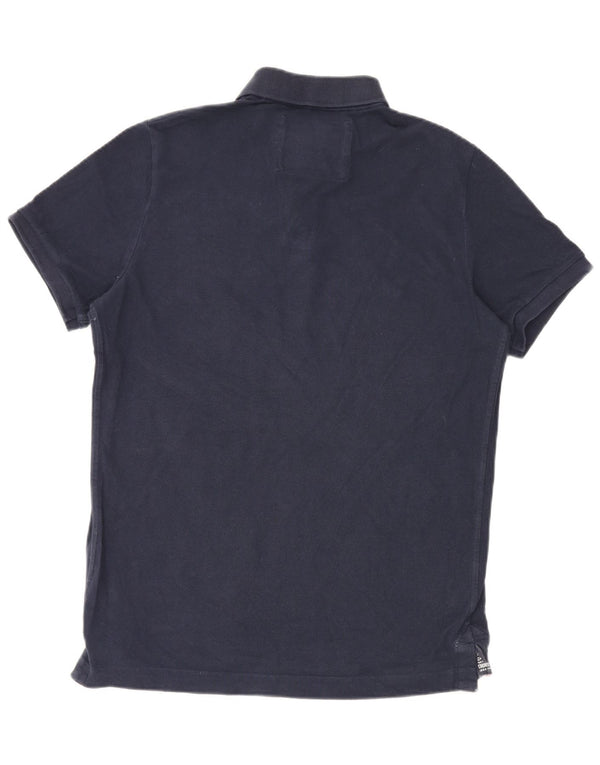 Tricou polo grafic pentru bărbați Superdry 2XL, bumbac bleumarin