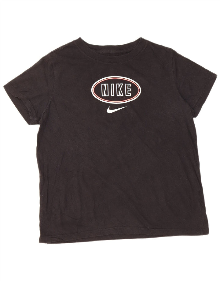 Tricou grafic pentru fete NIKE Top 13-14 ani XL bumbac negru