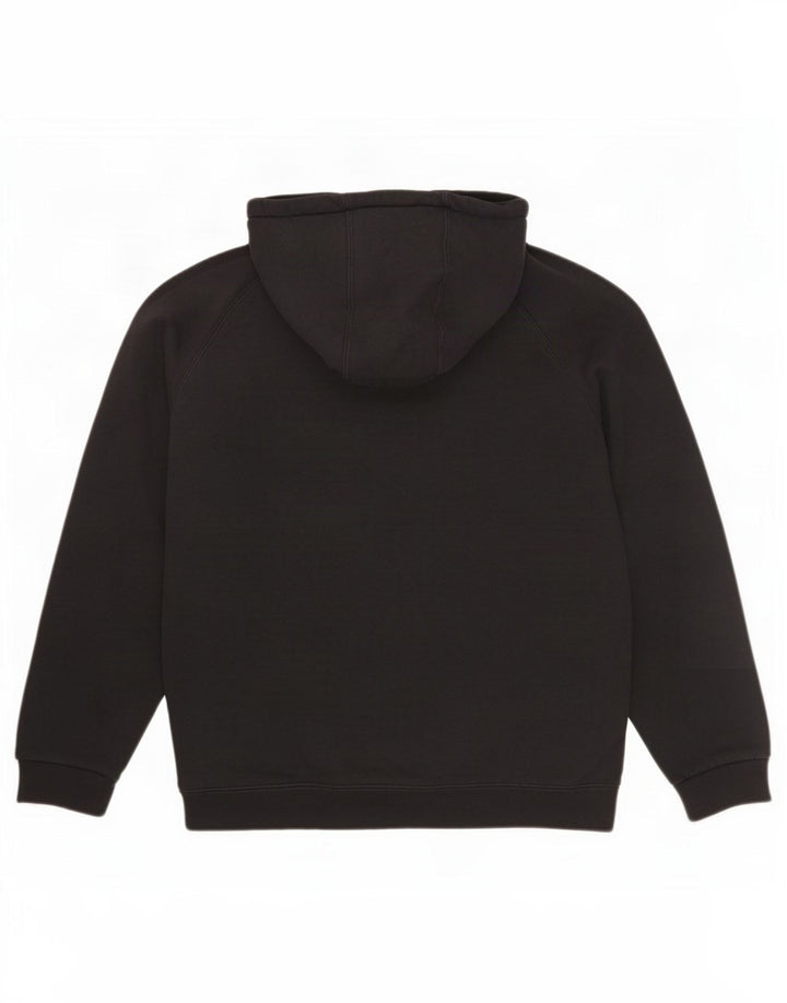 Pulover cu glugă cu grafic pentru bărbați Adidas, bumbac mediu negru
