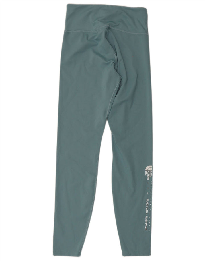 Leggings grafic The North Face pentru femei UK 12 Medium Blue Poliester