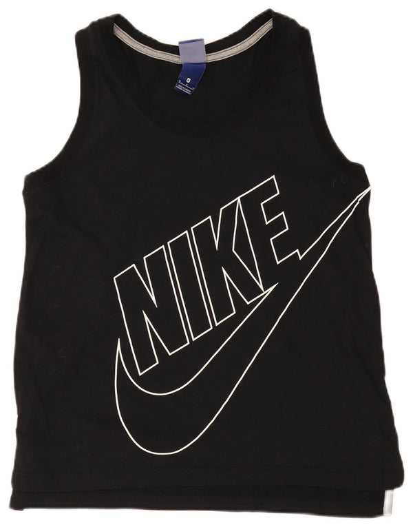 Top cu vestă grafică Nike pentru femei UK 14 Medium Black