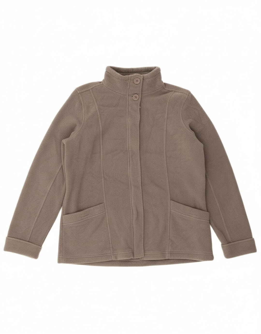 Jachetă fleece supradimensionată pentru femei Marks & Spencer UK 12 Medium Gri Poliester