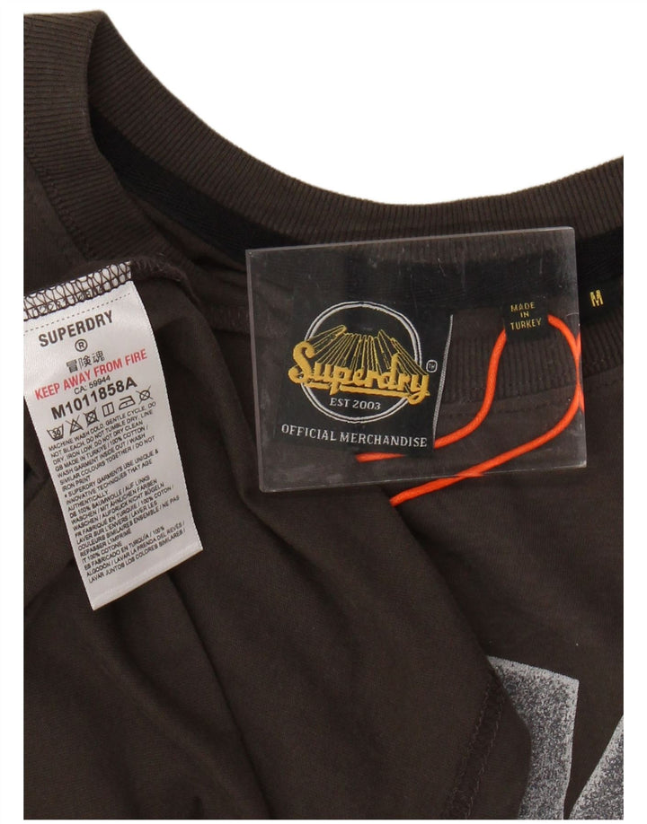 Tricou grafic pentru bărbați SUPERDRY Top din bumbac gri mediu