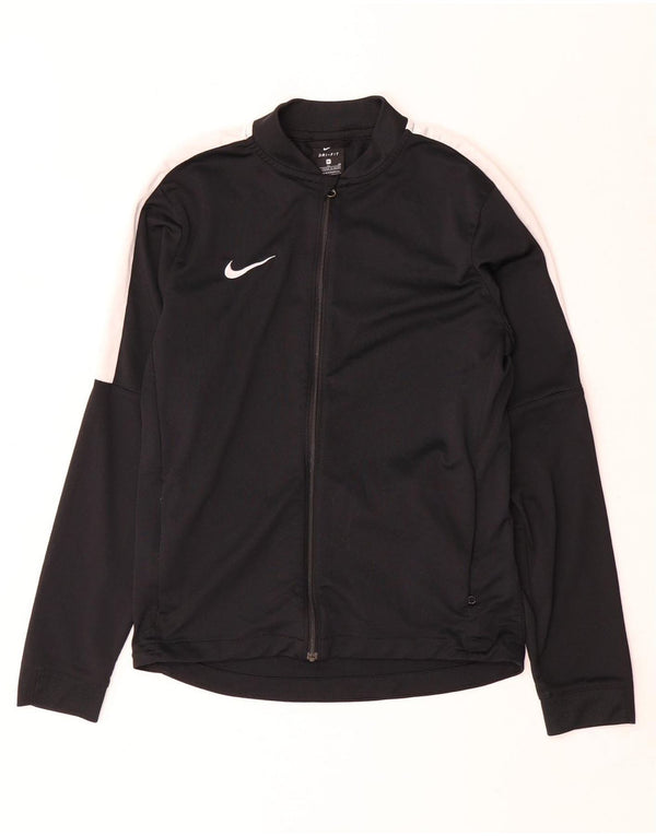 Jachetă de top pentru trening Nike Dri Fit pentru băieți 13-14 ani XL negru colorblock