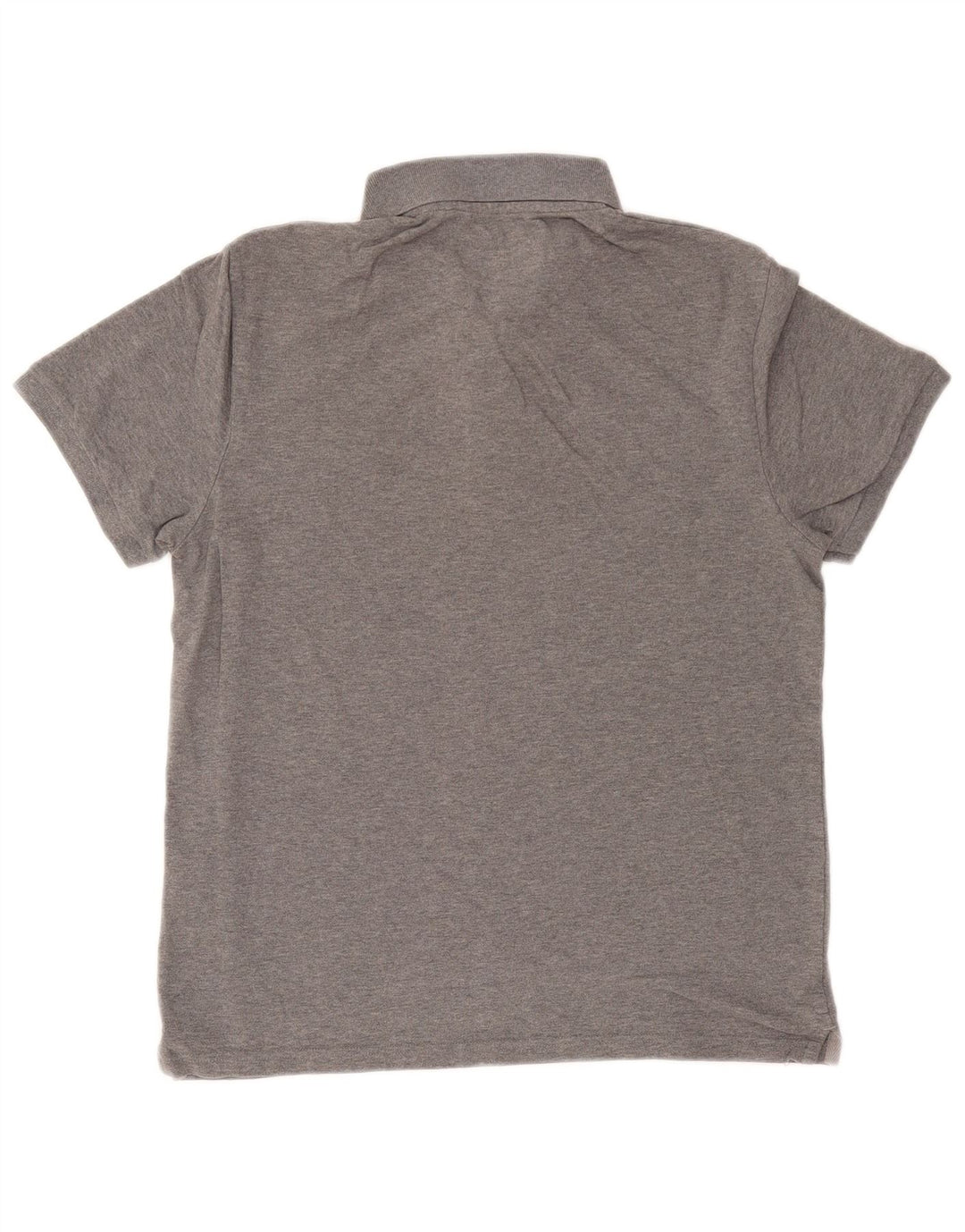 Tricou polo Lyle & Scott pentru bărbați, bumbac cu pete gri mediu