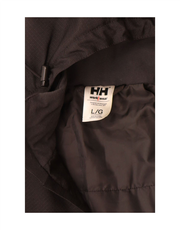 Jachetă Windbreaker cu grafică pentru bărbați Helly Hansen UK 40, mare, maro, bloc de culoare