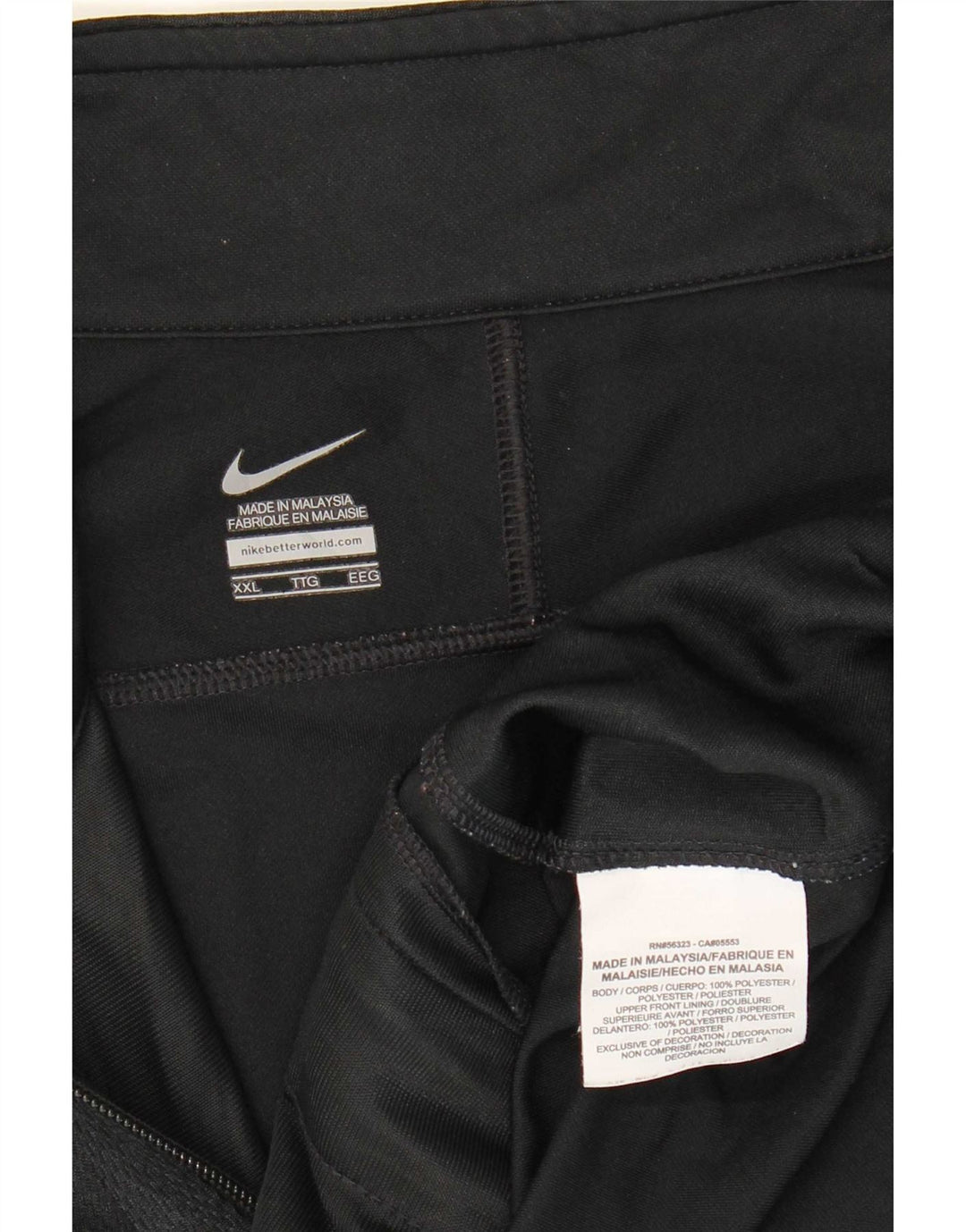 Jachetă de trening pentru bărbați Nike 2XL, poliester negru