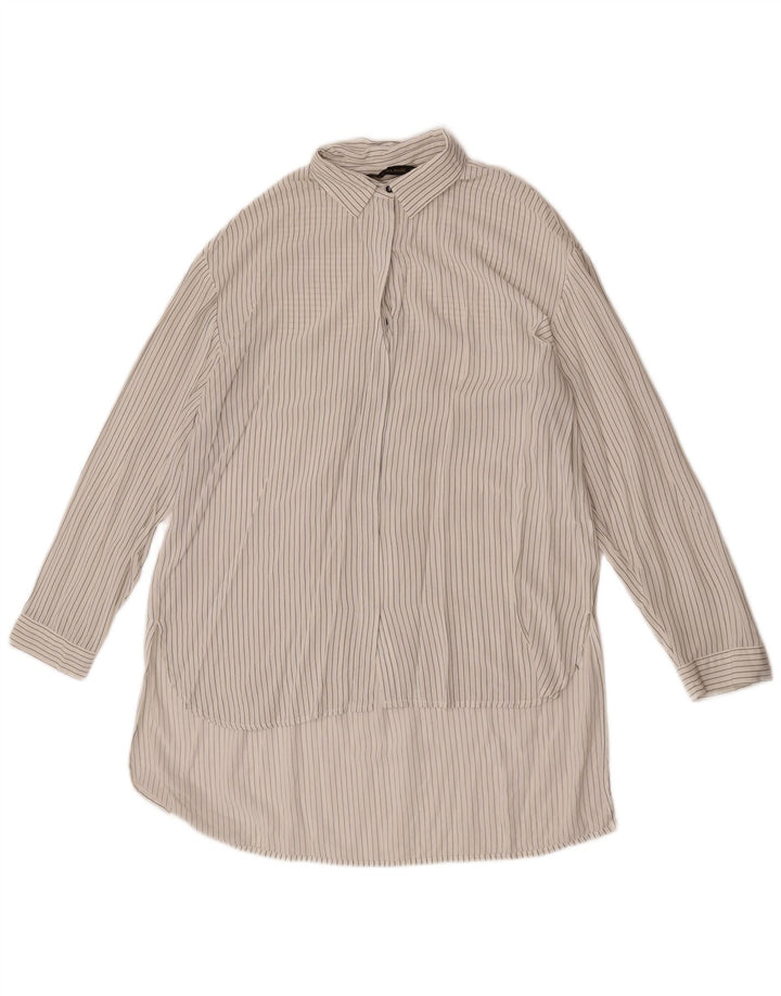 Cămașă pulover pentru femei See Through Zara UK 16, mare, cu dungi alb