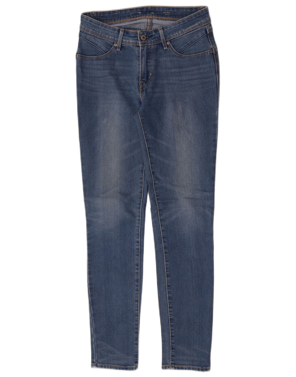 Blugi skinny Levi's pentru femei cu talie medie W26 L30 bumbac albastru