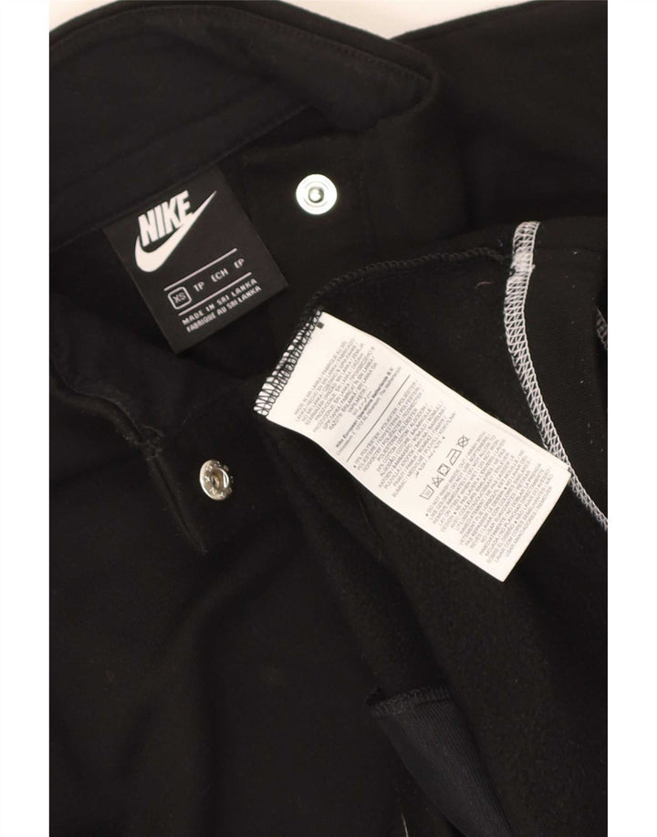 Pulover supradimensionat pentru femei Nike Swoosh UK 6 XS Poliester negru