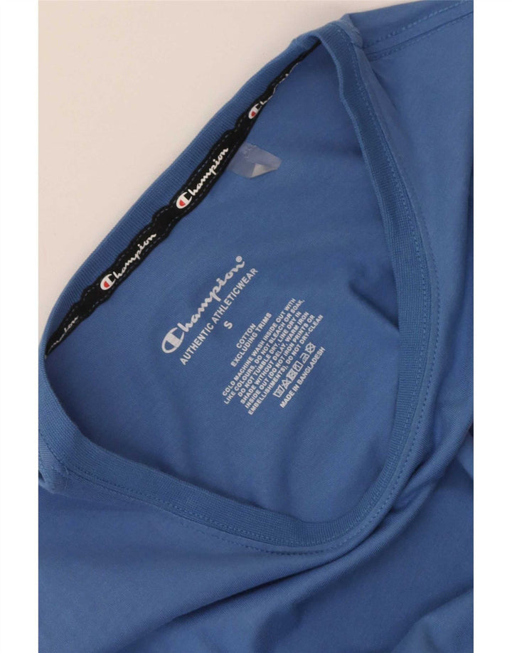 Tricou grafic pentru bărbați Champion Top mic, albastru, bumbac