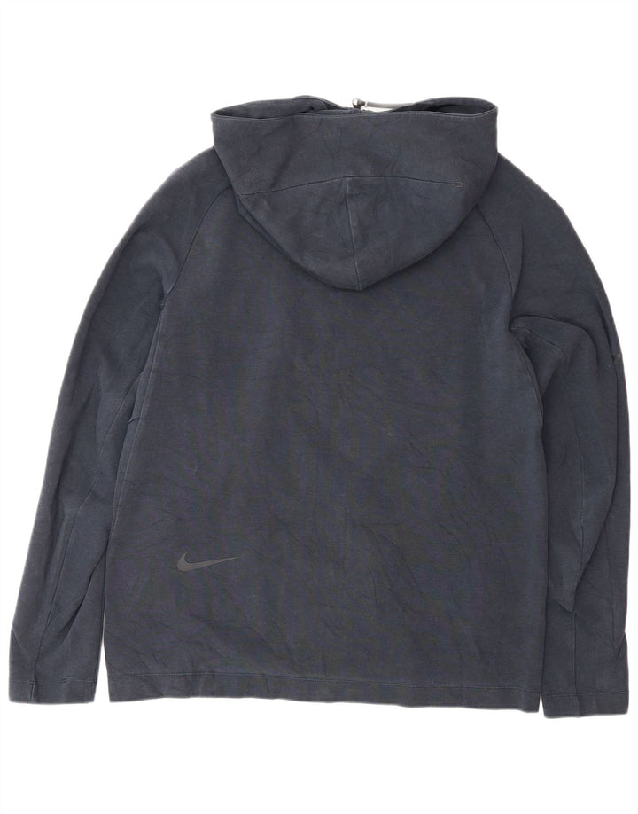 Pulover NIKE pentru bărbați, cu fermoar, bleumarin mediu