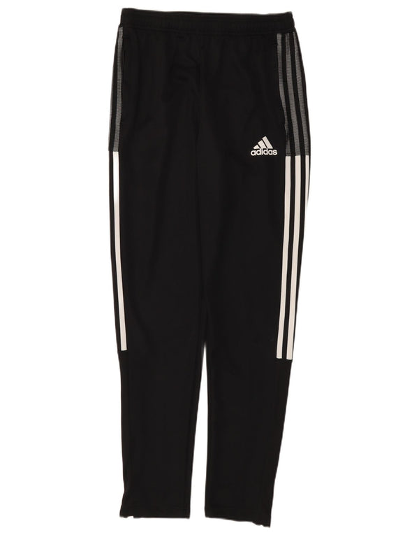 Pantaloni de trening Adidas Aeroready pentru baieti 13-14 ani poliester negru