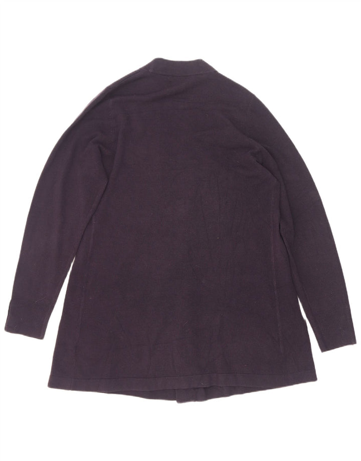 Pulover cardigan cu paragate pentru femei Marks & Spencer UK 12 Medium Bleumarin