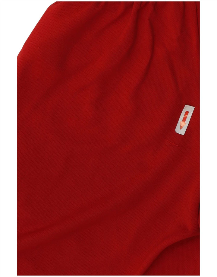 Pantaloni scurți sport Nike Dri Fit Graphic pentru băieți 10-11 ani Poliester roșu mediu