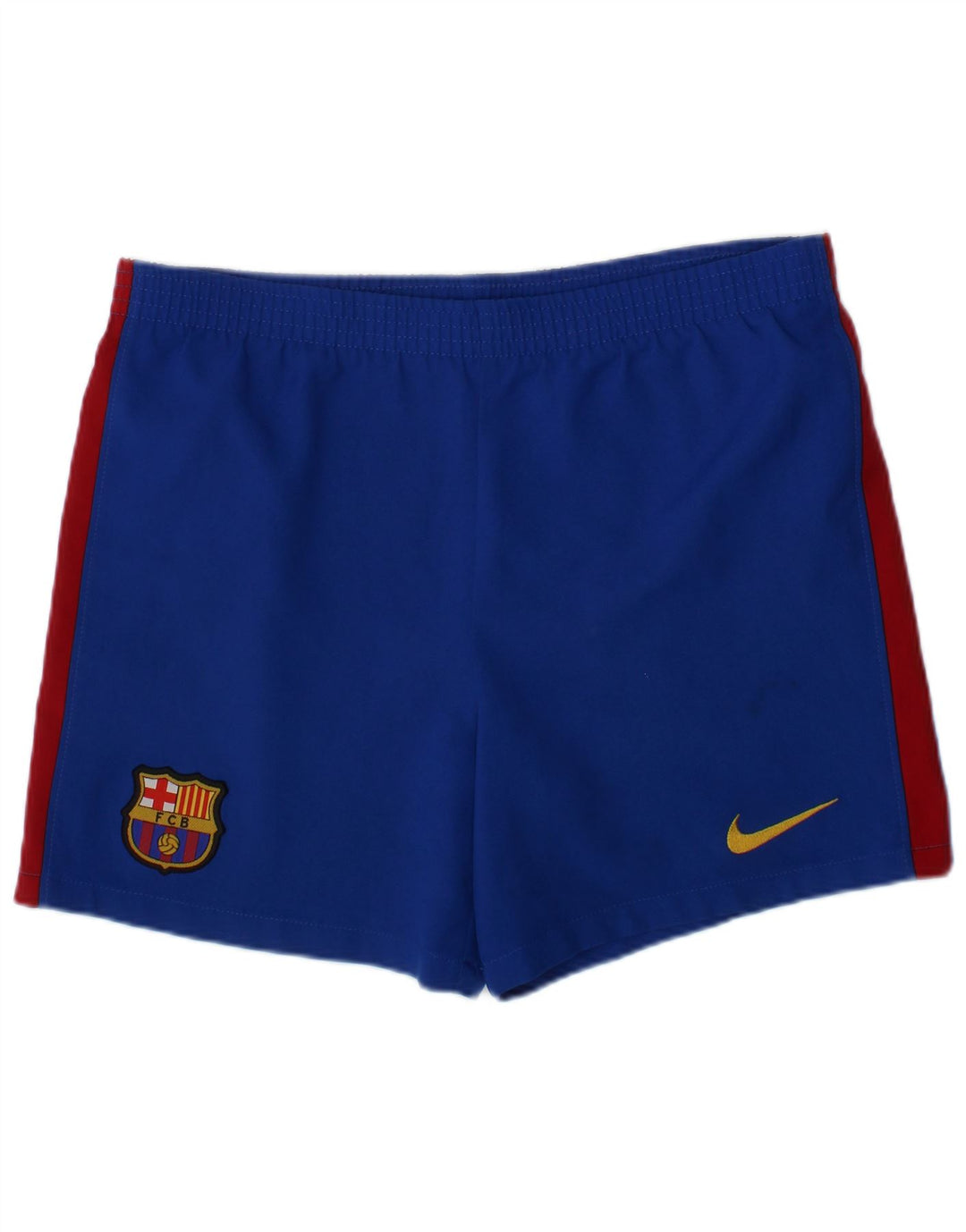 Pantaloni scurți sport NIKE Barcolana pentru băieți 6-7 ani, mari, albastru, color block
