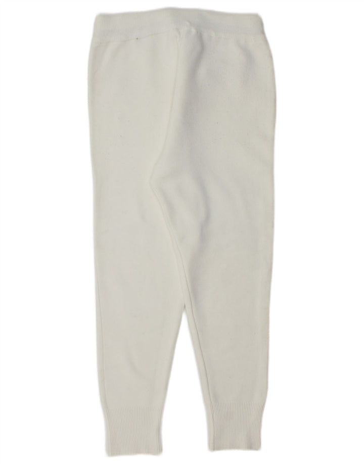 Pantaloni de trening Zara pentru femei Crop Pantaloni de jogging UK 10 Small White