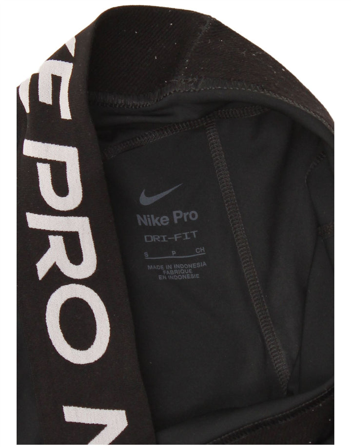 Leggings Nike Dri Fit Graphic pentru femei UK 10 Small Black