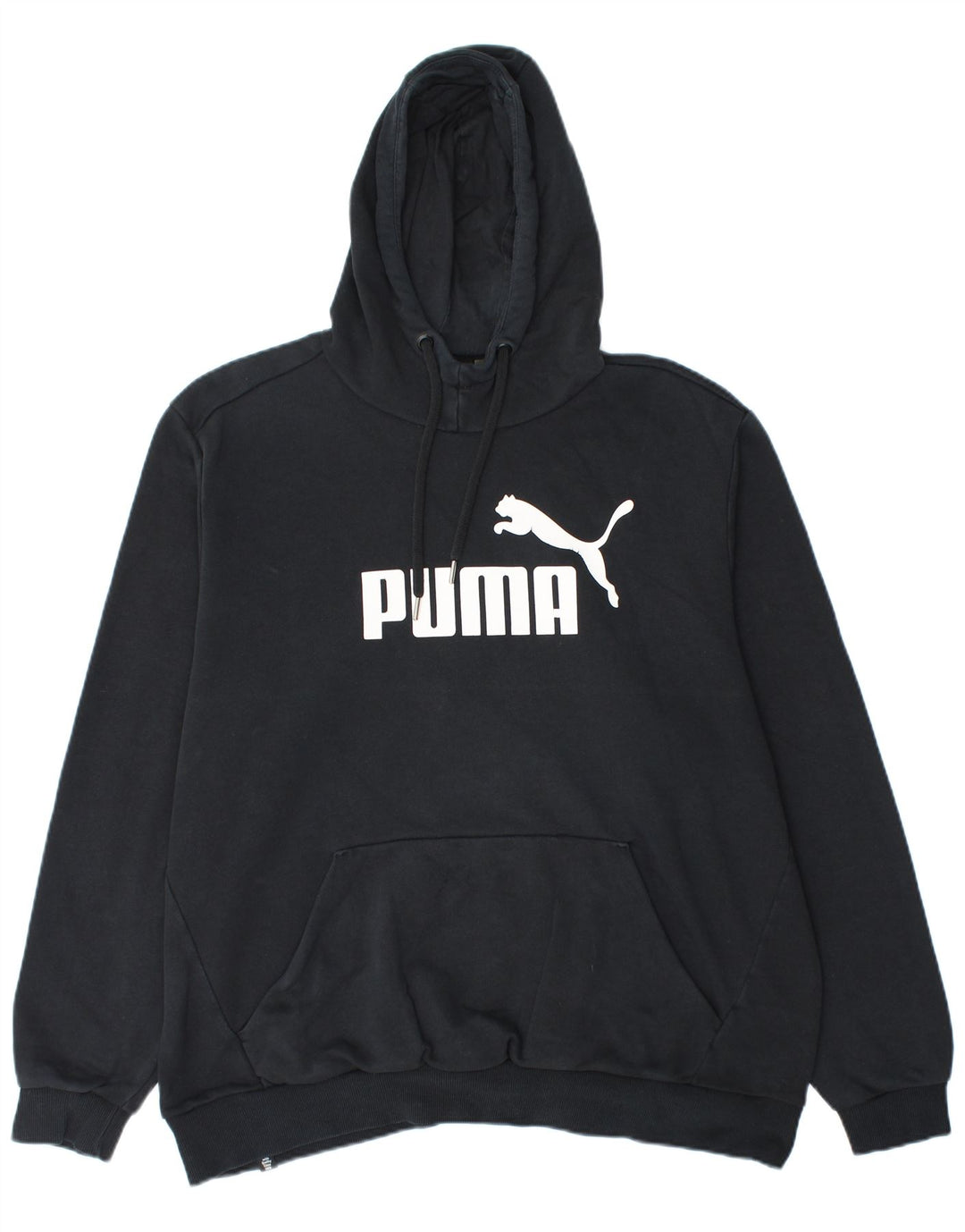 Pulover cu glugă grafic PUMA pentru bărbați XL, bumbac negru