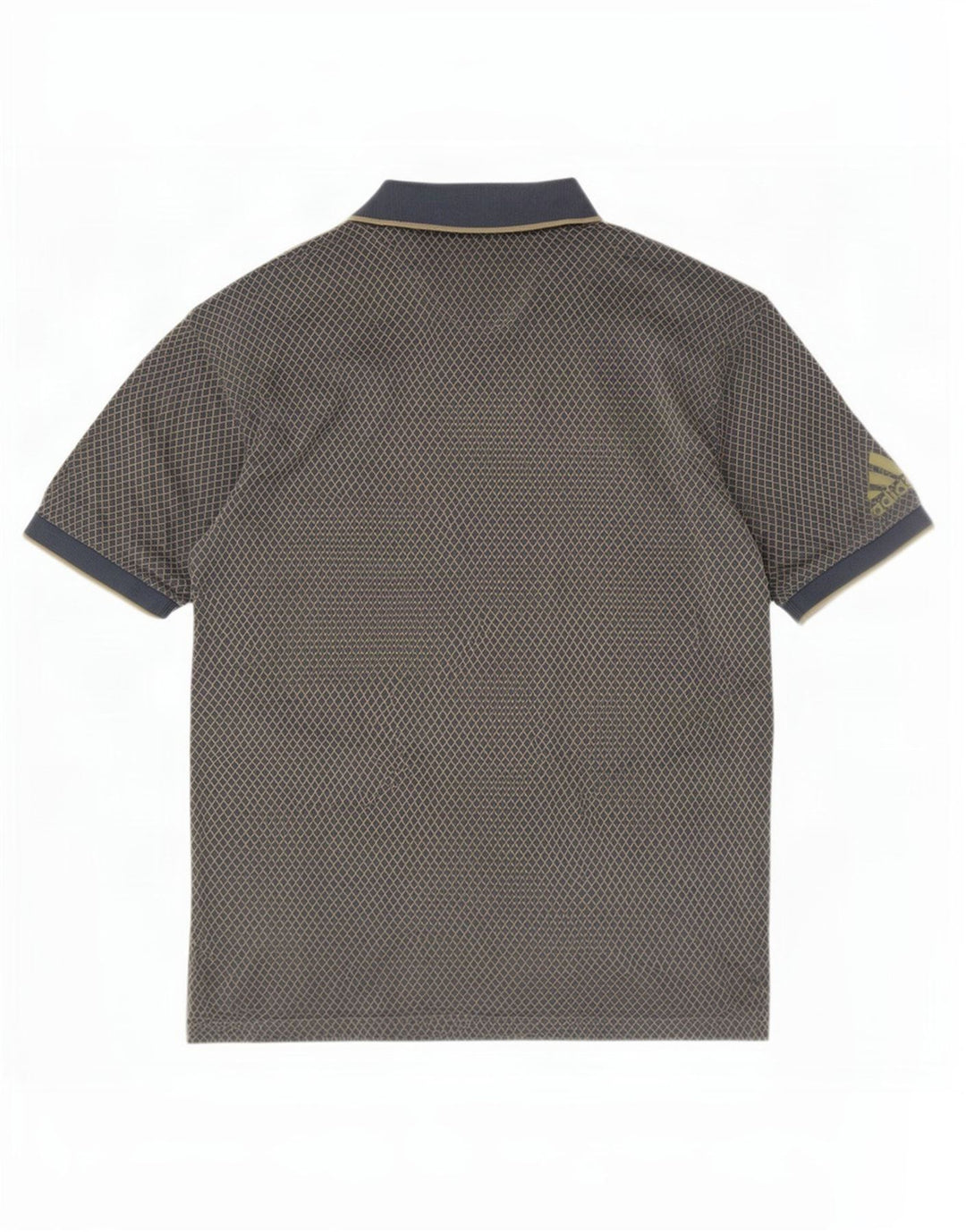 Tricou polo Adidas pentru bărbați, mare, gri Argyle/Diamond Cotton