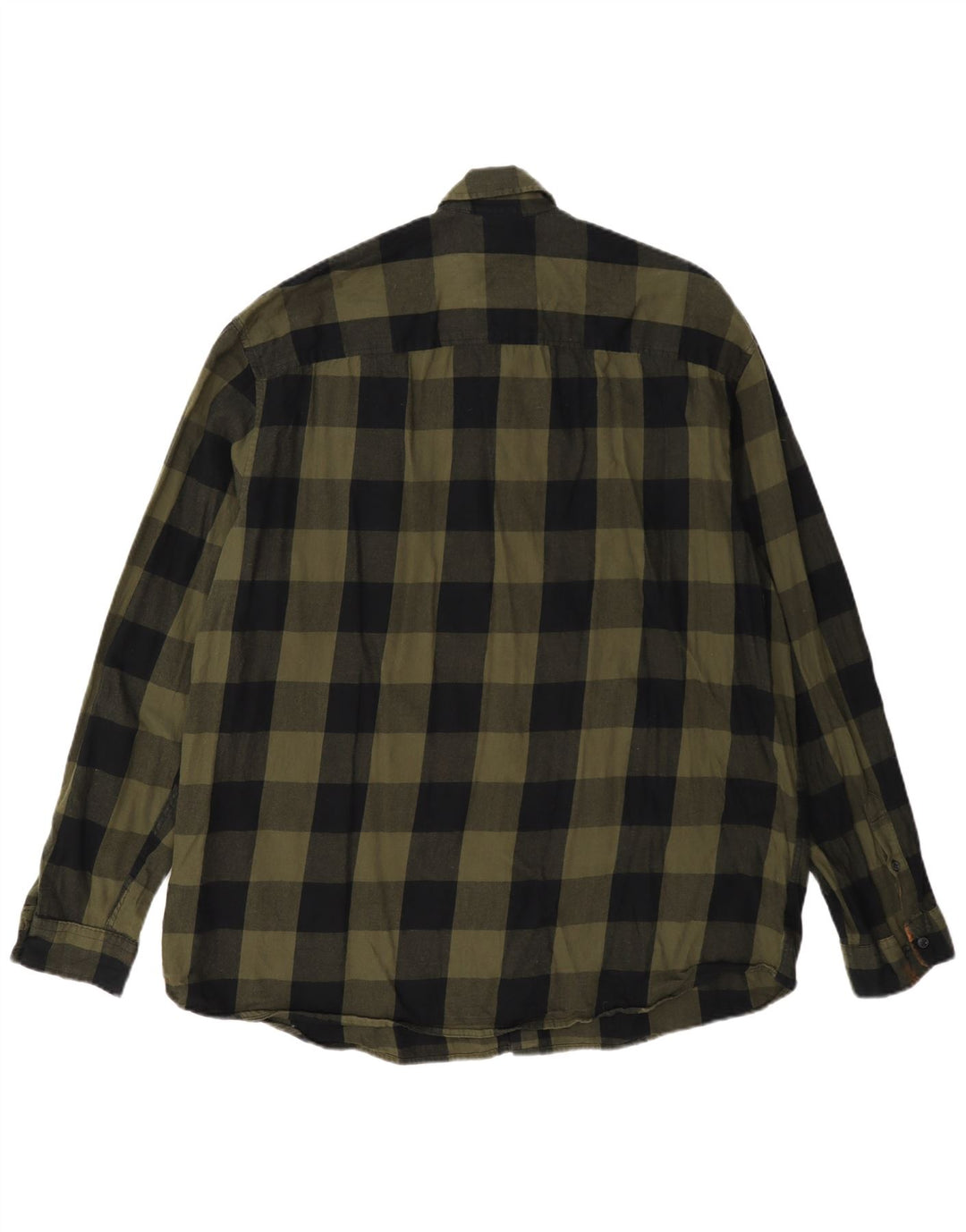 Cămașă de flanel Jack & Jones pentru bărbați, XL, bumbac vichy verde
