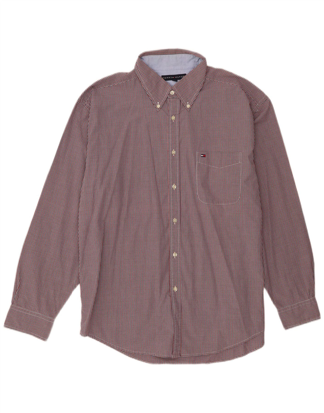 Cămașă pentru bărbați Tommy Hilfiger XL, bumbac vichy multicolor