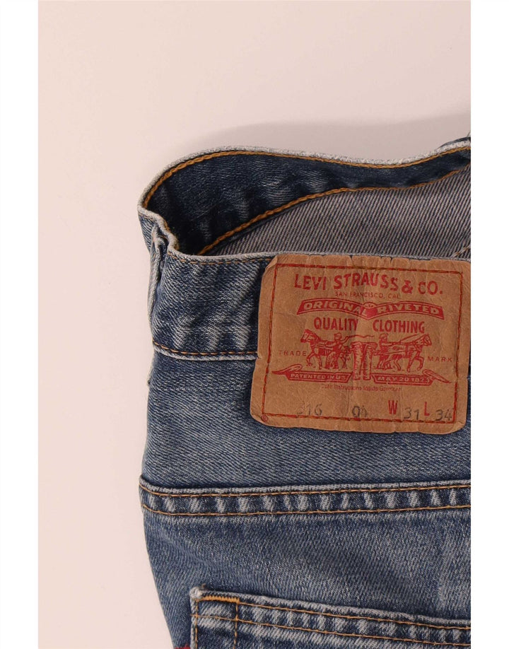 Blugi Levi's 516 Bootcut W31 L34 Bumbac albastru