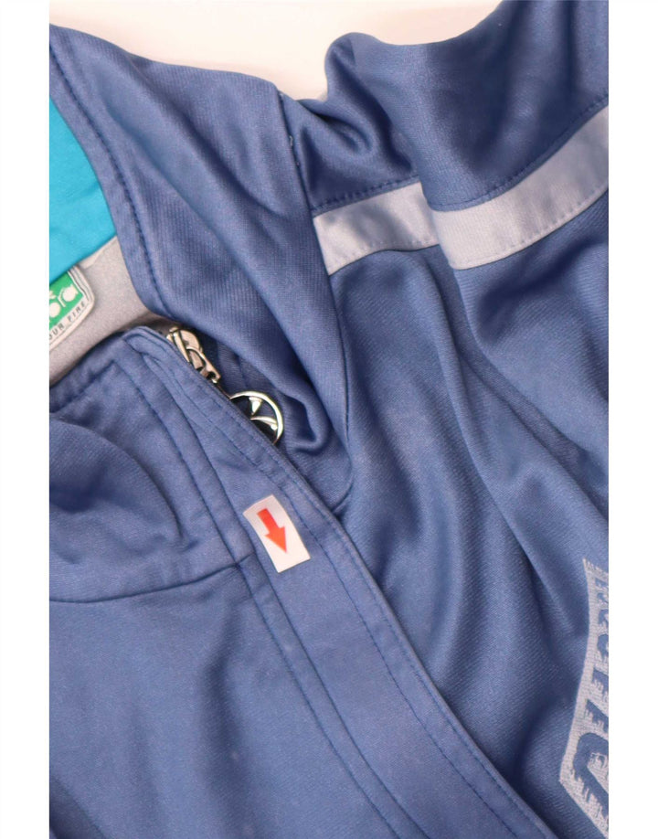 Jachetă de top pentru trening grafic Diadora pentru bărbați, mare, bleumarin, color block