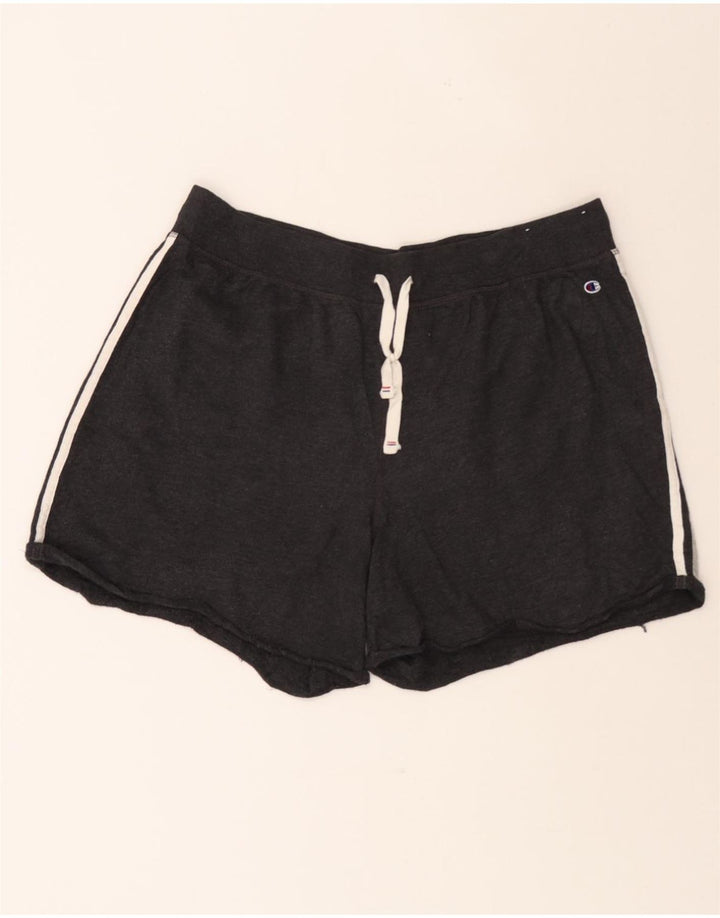 CHAMPION Womens Sport Shorts UK 18 XL Grey Vintage Champion and Second-Hand Champion from Messina Hembry 