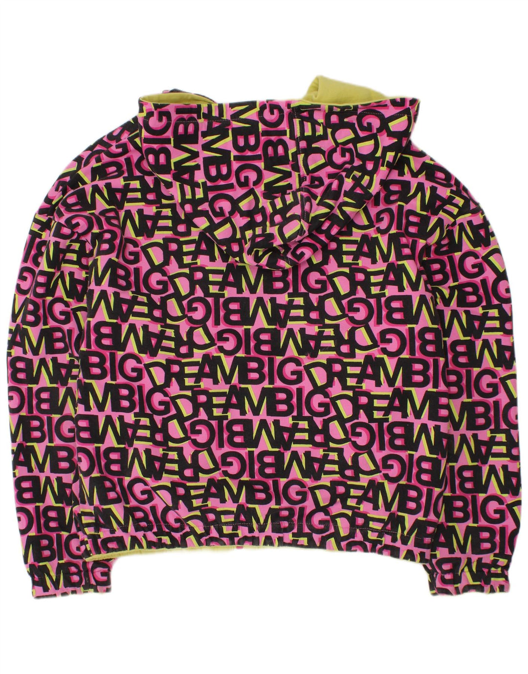 Jachetă reversibilă VINTAGE pentru fete, cu glugă, 11-12 ani, bumbac roz