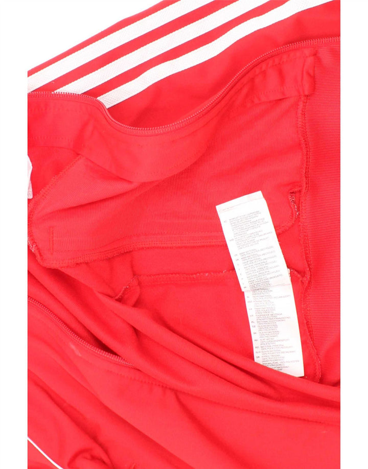 Jachetă de trening pentru băieți Adidas 6-7 ani poliester roșu