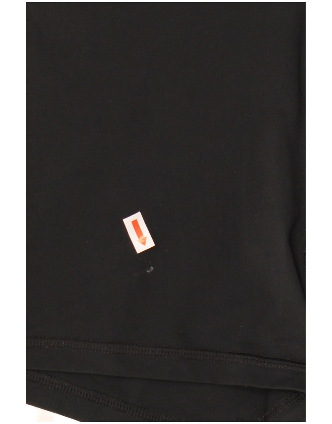 Pantaloni scurți sport Nike Dri Fit Graphic pentru femei UK 12 Poliester mediu negru
