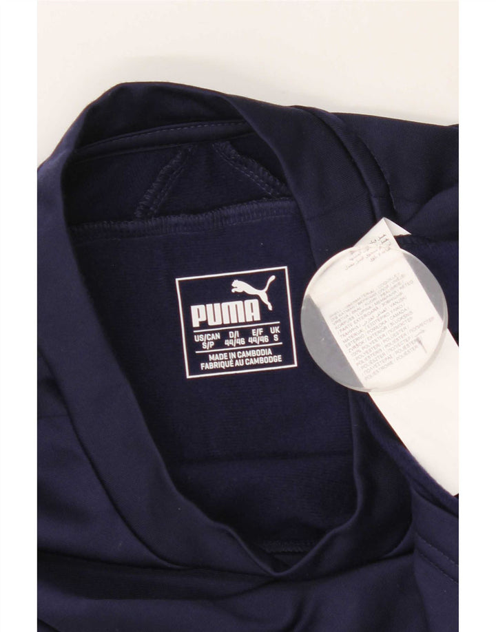Top pentru bărbați Puma cu mânecă lungă, poliester, albastru mic