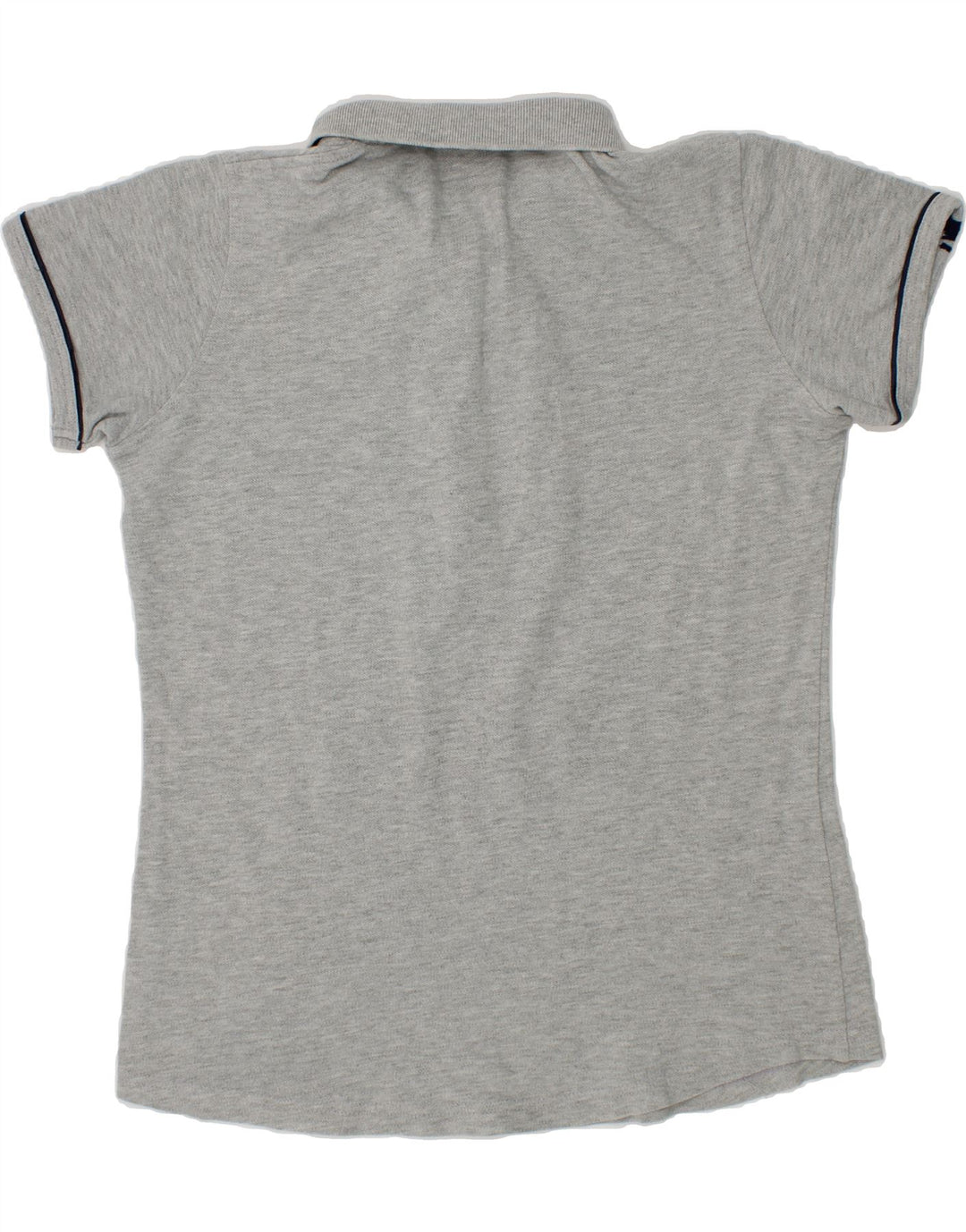 SUN68 Womens Crop Polo Shirt UK 8 Small Grey Cotton Vintage Sun68 and Second-Hand Sun68 from Messina Hembry 