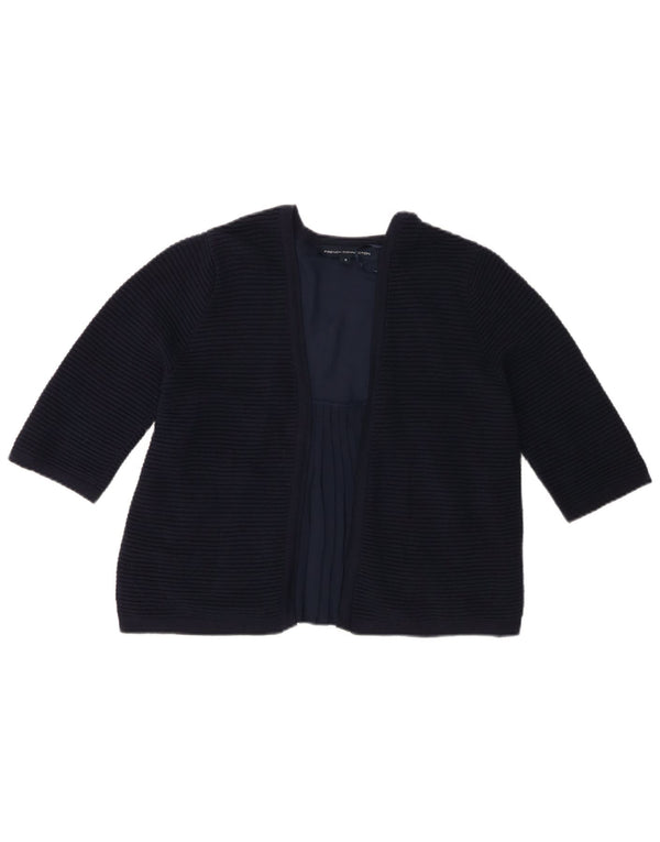 Top bolero cu mâneci 3/4 pentru femei French Connection UK 10 mic bumbac bleumarin