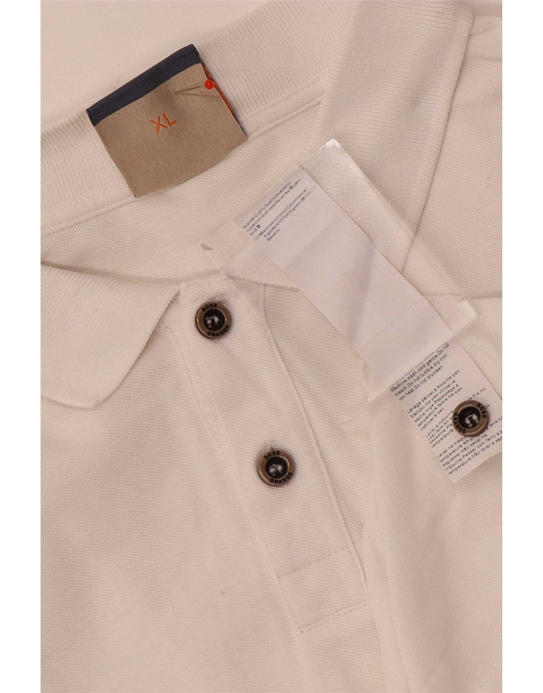 Tricou polo pentru bărbați Hugo Boss XL, bumbac alb