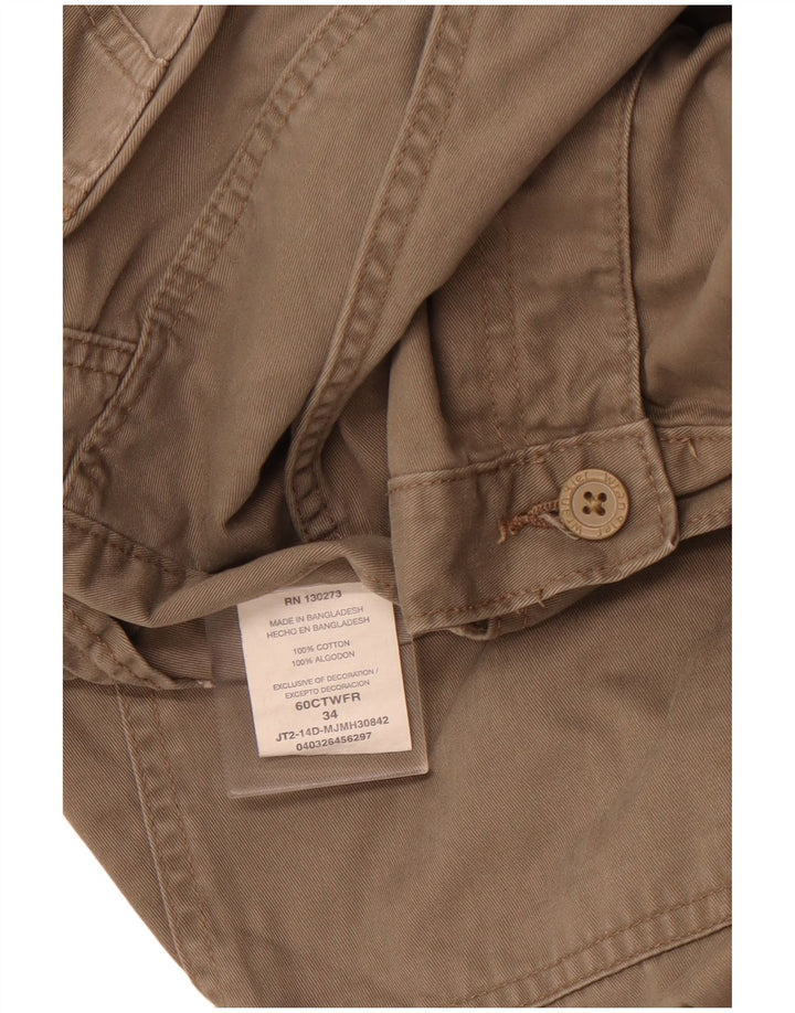 Pantaloni scurți cargo pentru bărbați WRANGLER W34, bumbac maro mare