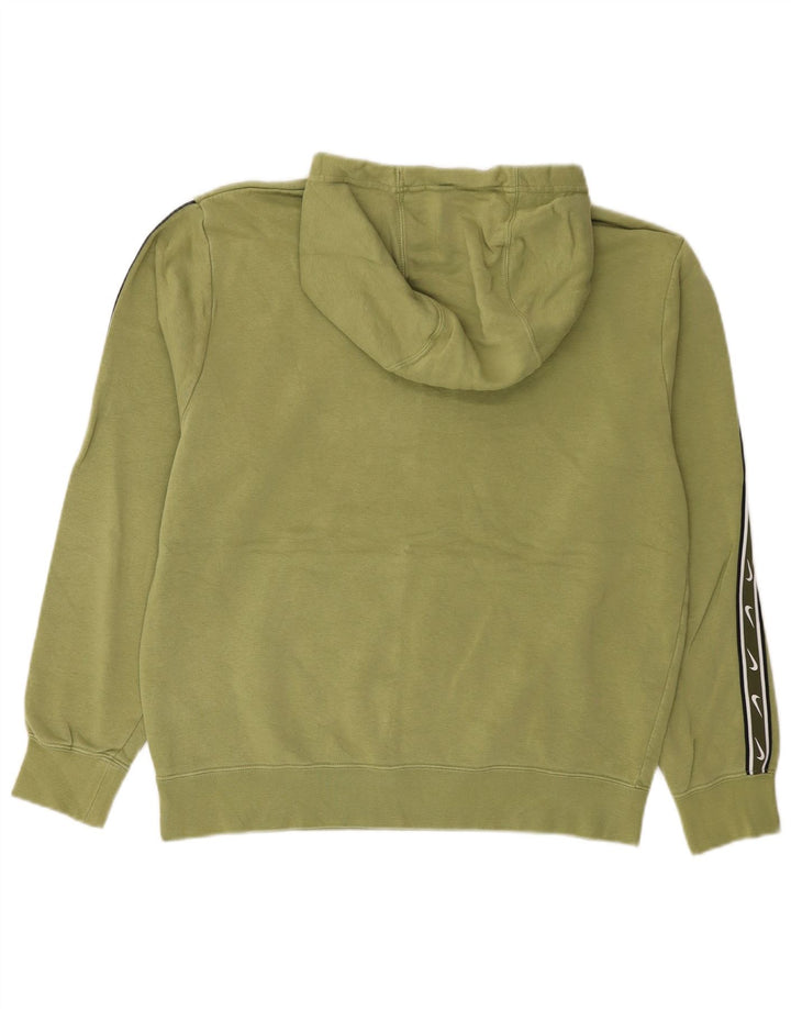 Pulover Nike Grafic pentru bărbați, bumbac verde mediu