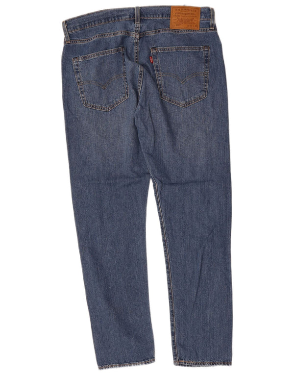 Blugi conici pentru bărbați Levi's 512 Slim W33 L30 Bumbac albastru