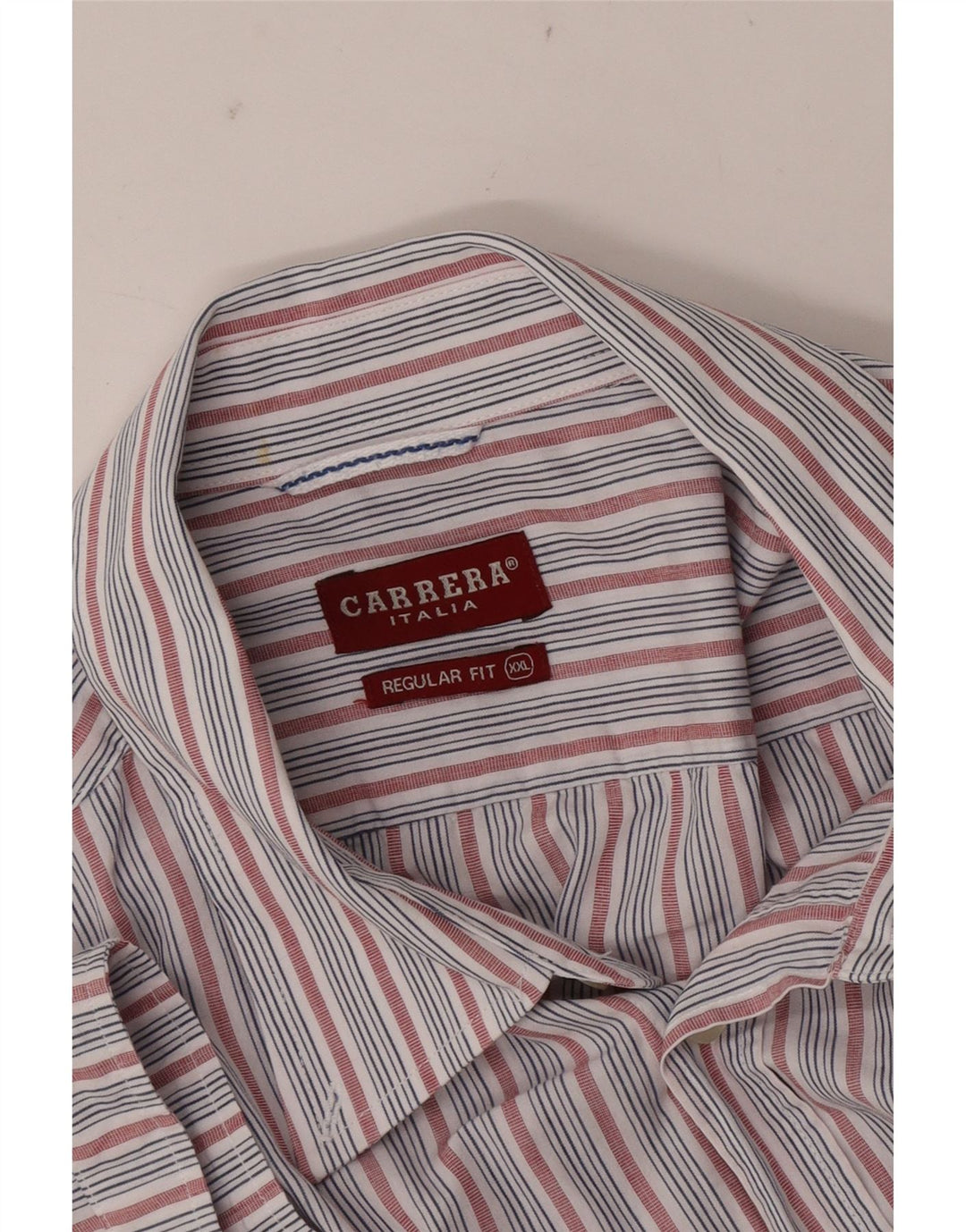 Cămașă pentru bărbați CARRERA cu mânecă scurtă, cu formă normală, 2XL, cu dungi albastre