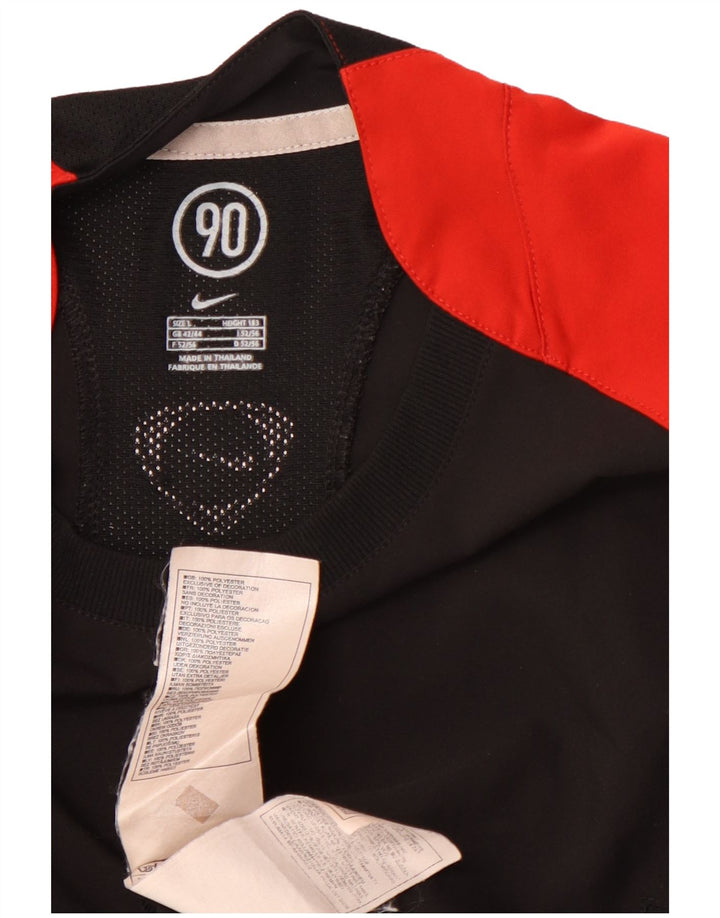 Tricou NIKE Dri Fit pentru bărbați Top UK 42/44, mare, negru, poliester color bloc