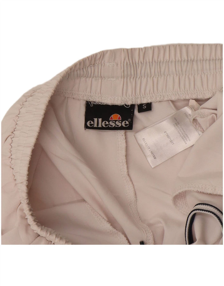 Pantaloni scurți sport Ellesse pentru bărbați, poliester alb, mic