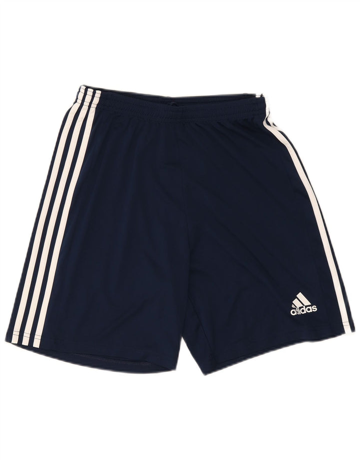 Pantaloni scurți de sport Adidas Aeroready pentru bărbați, poliester mediu albastru