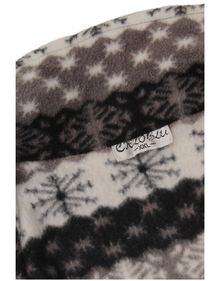 Jachetă din lână pentru bărbați VINTAGE UK 44 2XL Gri Fair Isle